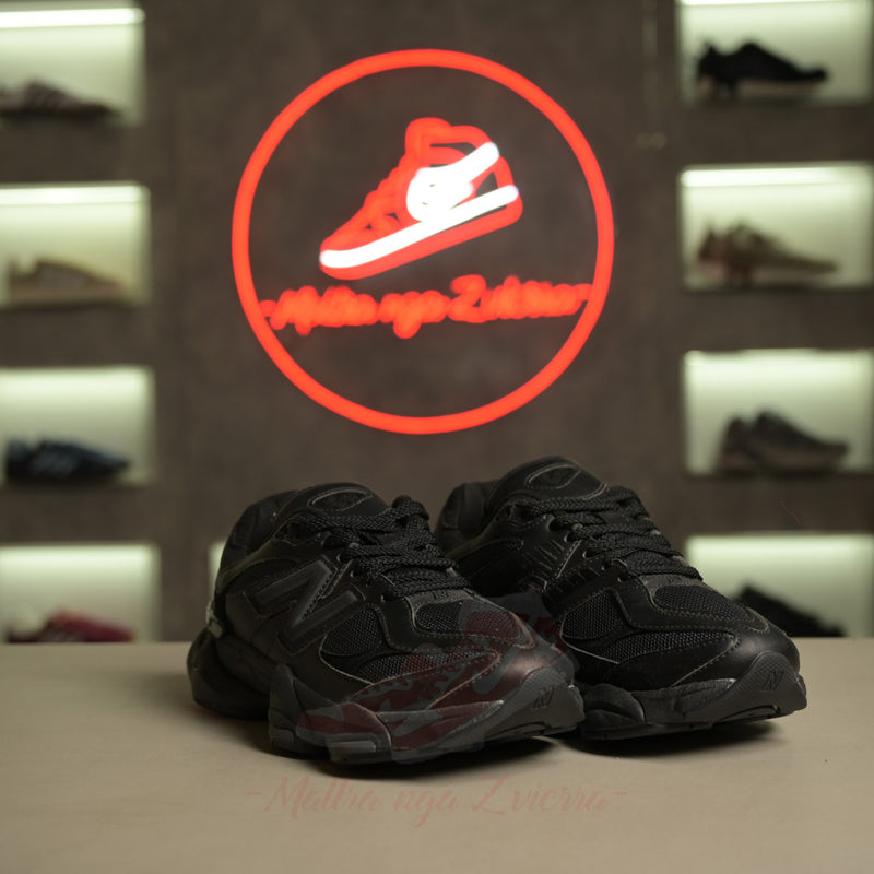 New Balance 9060 Lëkurë e Zezë