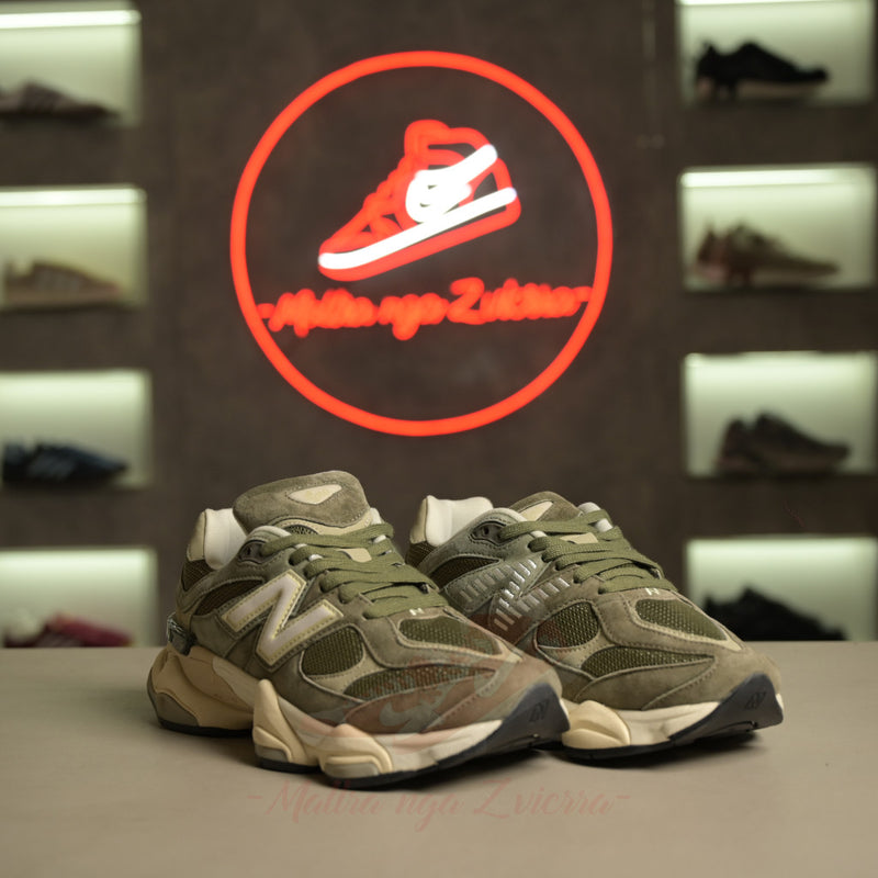 New Balance 9060 "Jeshile e Errët / Ngjyrë Rëre"