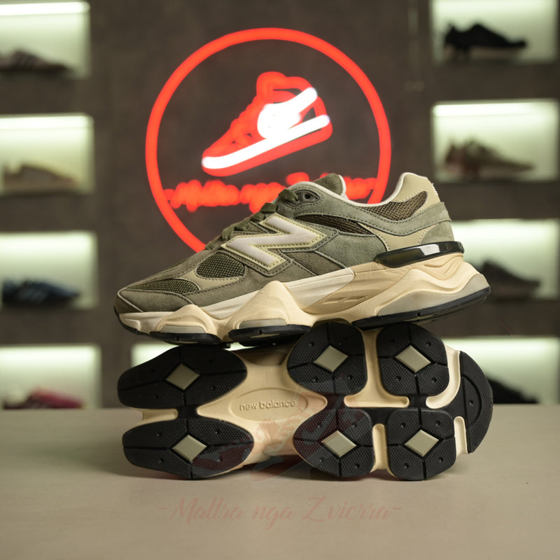 New Balance 9060 "Jeshile e Errët / Ngjyrë Rëre"