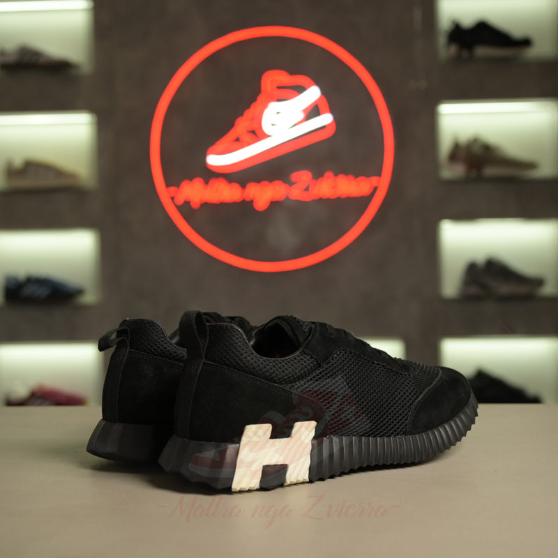 Këpucë Hermes Bouncing "Noir Blanc"
