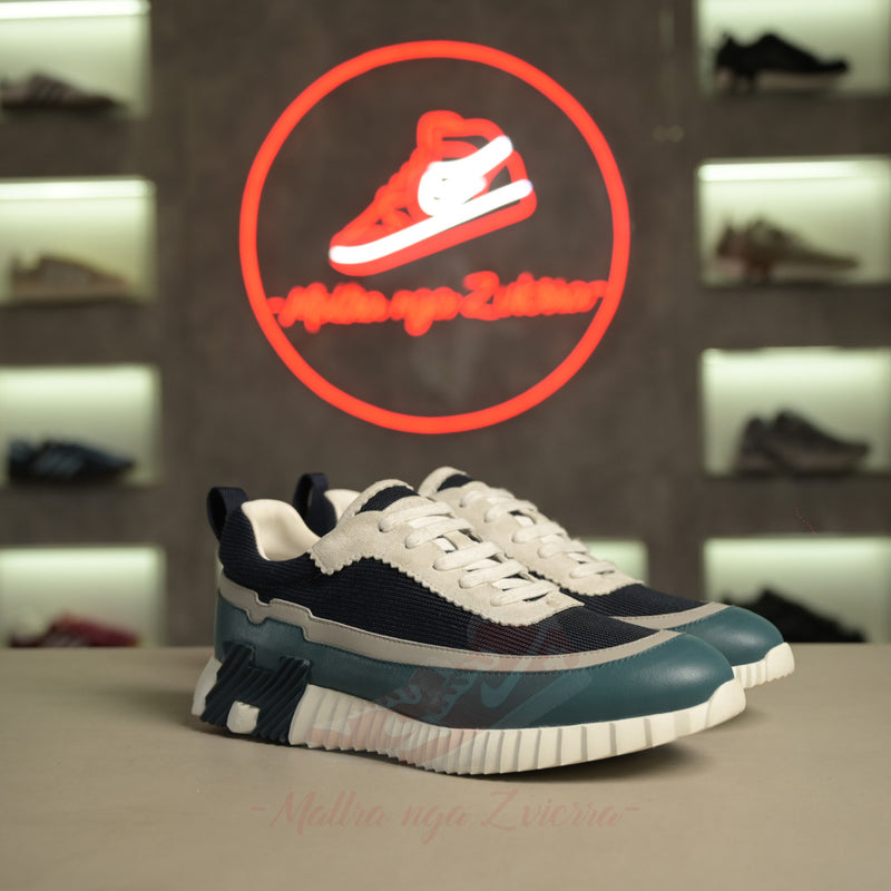 Atlete Hermes Bouncing "Marine Bleuet Blanc"