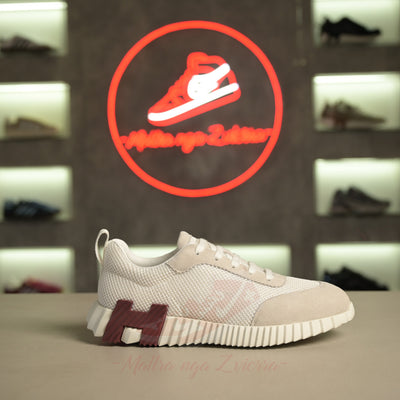 Hermès Bouncing Sneaker White / Fuchsia