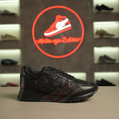 Louis Vuitton Run Away Sneaker Black Leather
