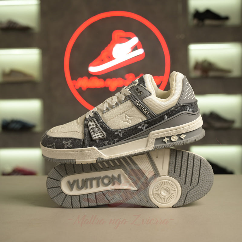 Louis Vuitton LV Trajnerë Xhins Gri