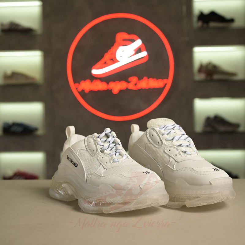 Balenciaga Triple S E Bardhë E Zezë