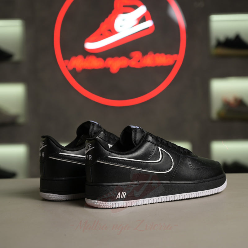 Nike Air Force 1 Low Black White Outline