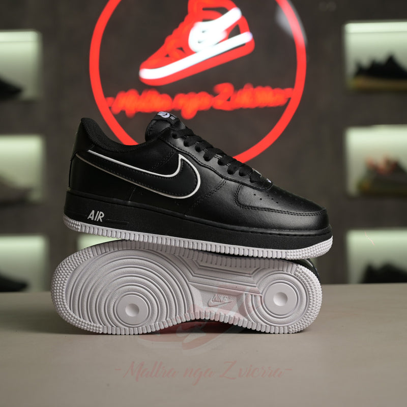 Nike Air Force 1 Low Black White Outline