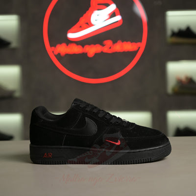Nike Air Force 1 Low Black/Crimson"