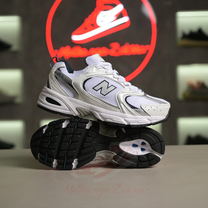New Balance 530 “E Bardhë / Argjend / Blu Deti”