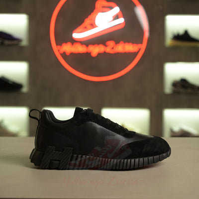 Hermès Paris Bouncing Sneaker triple Black leather